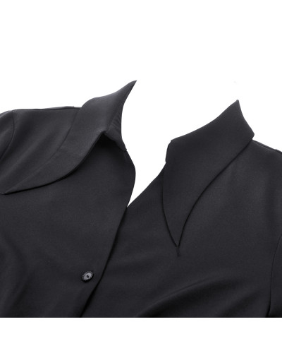 Robe Mini Manches Trompette "Lilith"