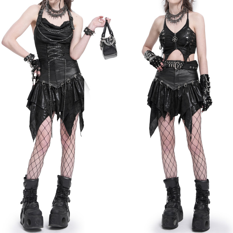 falda Asimetrica "venom"