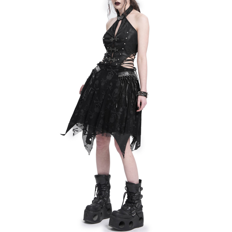 Vestido Asimetrico"Skull"