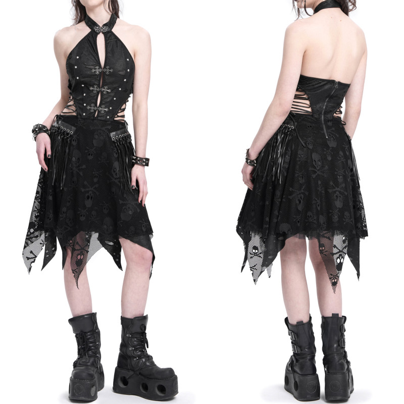 Vestido Asimetrico"Skull"