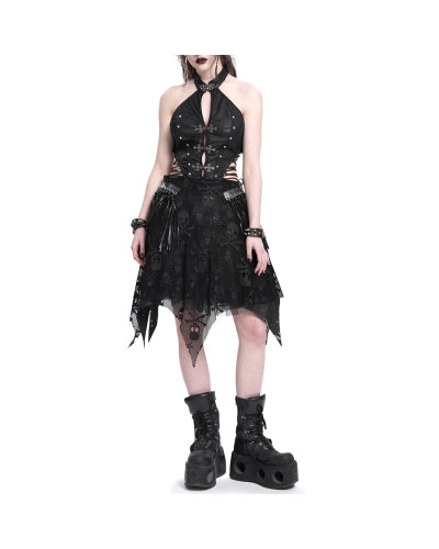Vestido Asimetrico"Skull"