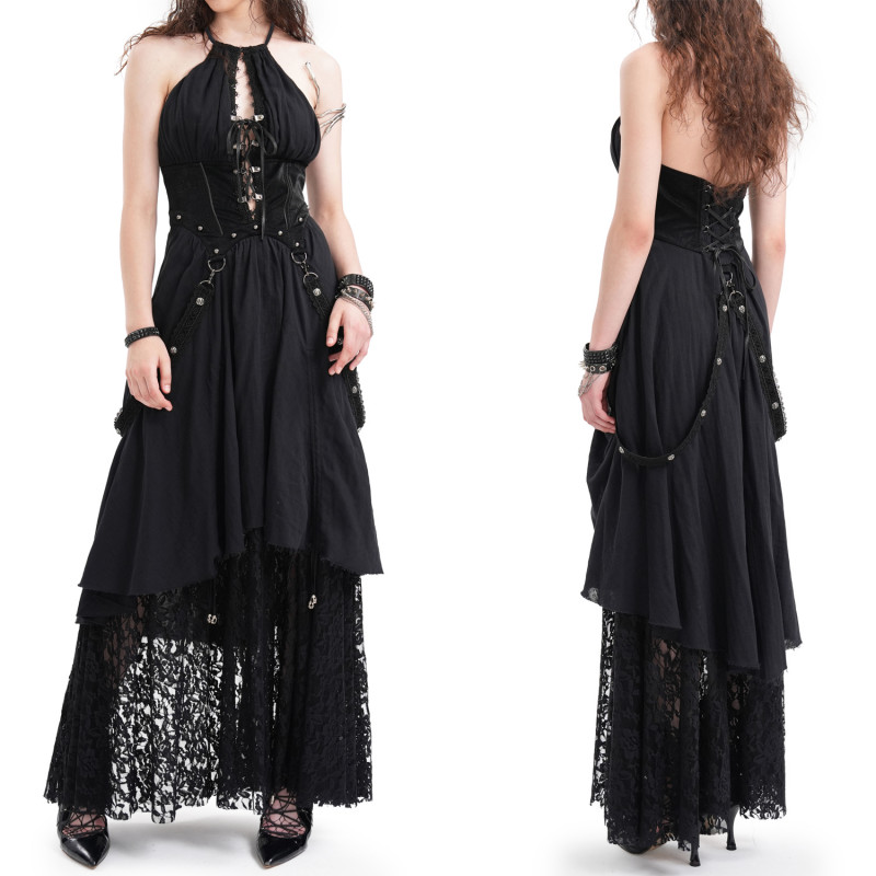 Vestido comprido "Coven"
