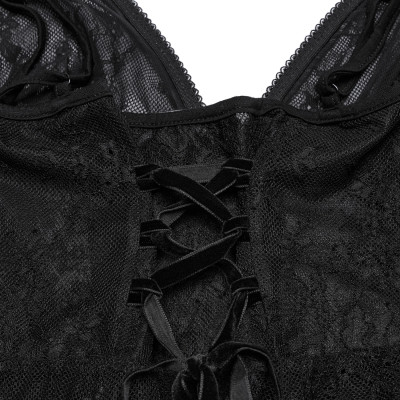 Robe "Black Rose Veil"