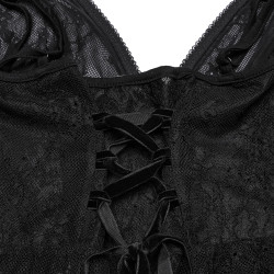 Vestido de véu rosa preto
