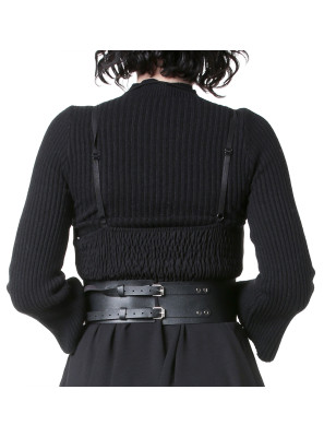 Double Buckle Corset Belt "Nox".