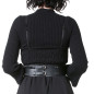 Ceinture de corset à double boucle "Nox". Ceinture de corset à double boucle "Nox".