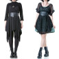 Ceinture de corset à double boucle "Nox". Ceinture de corset à double boucle "Nox".