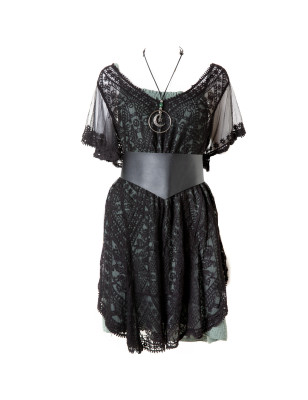 Double Buckle Corset Belt "Nox".