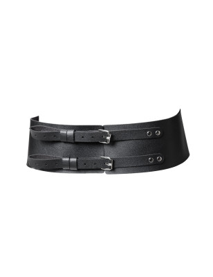 Double Buckle Corset Belt "Nox".
