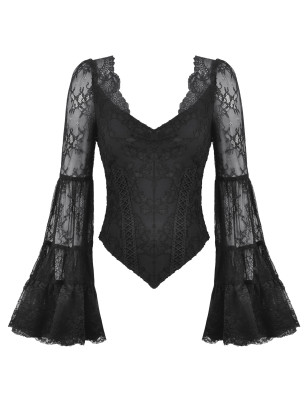 T-shirt manches cloche "Salem".