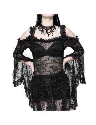 Transparent blouse "Eris"