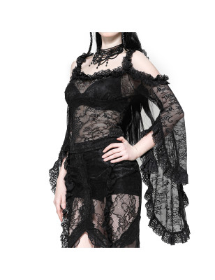 Transparent blouse "Eris"