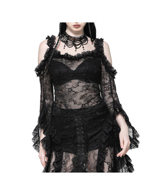 Transparent blouse "Eris"