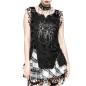 Black Chaos" Ripped T-Shirt Black Chaos" Ripped T-Shirt