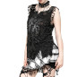 Black Chaos" Ripped T-Shirt Black Chaos" Ripped T-Shirt