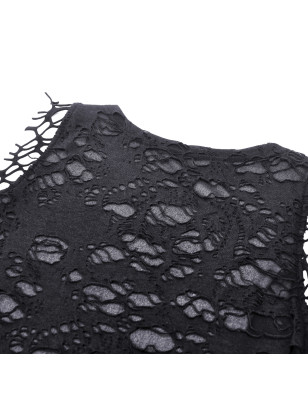 T-Shirt déchiré "Black Chaos