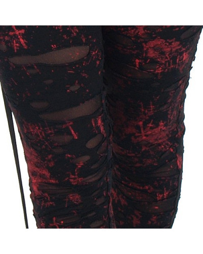 Legging Rojo y Negro