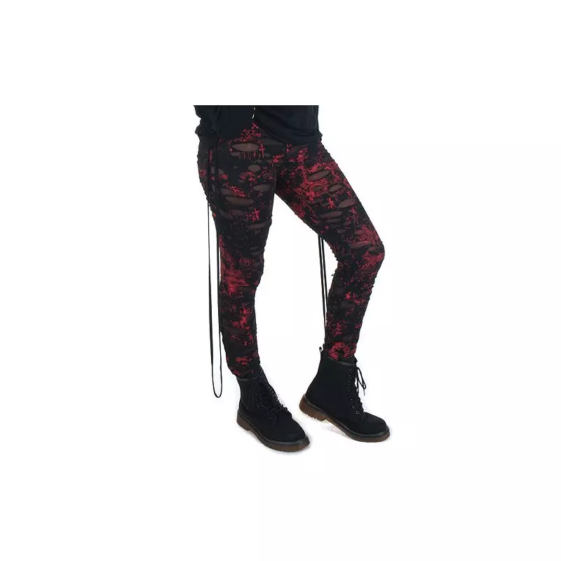 Red and Black Legging from Punk Rave Brand at €27.90