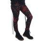 Legging Rojo y Negro
