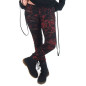 Legging Rojo y Negro