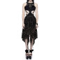 Asymmetric Dress "Shadow Bloom Asymmetric Dress "Shadow Bloom