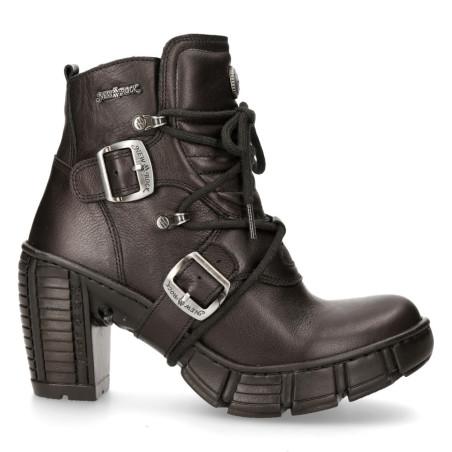 Botins New Rock Góticos Pretos
