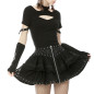 Saia com folhos "Belladonna