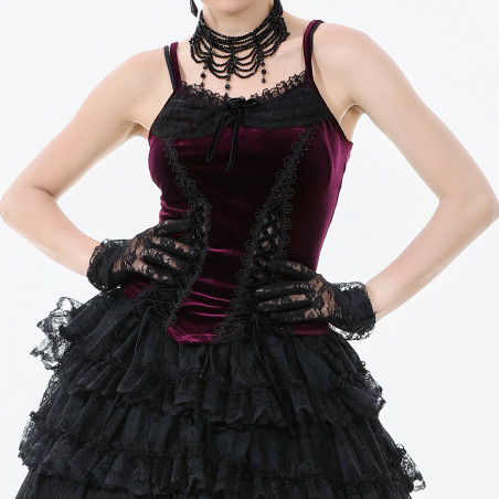 Top en velours