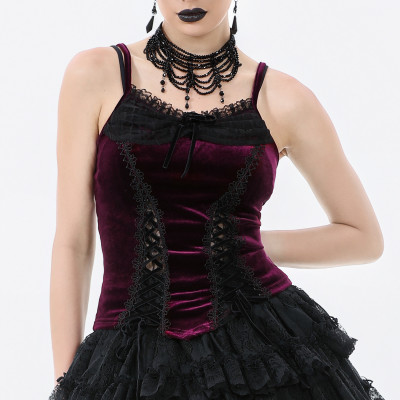 Top en velours