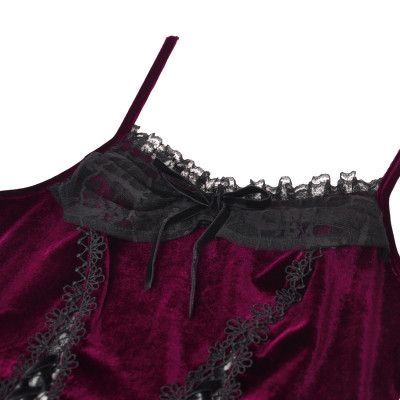 Velvet "velour" top