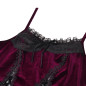Velvet "velour" top