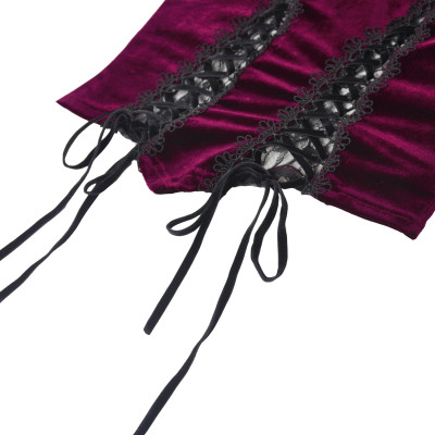 Velvet "velour" top