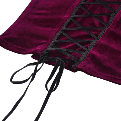 Velvet "velour" top