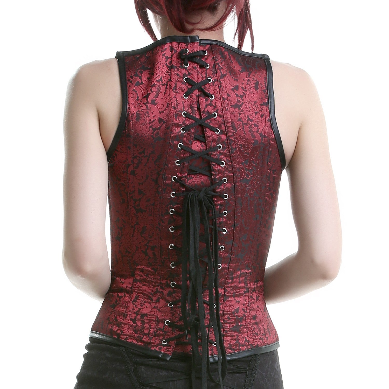 Corset Rojo con Tirantes a Modo de Correas