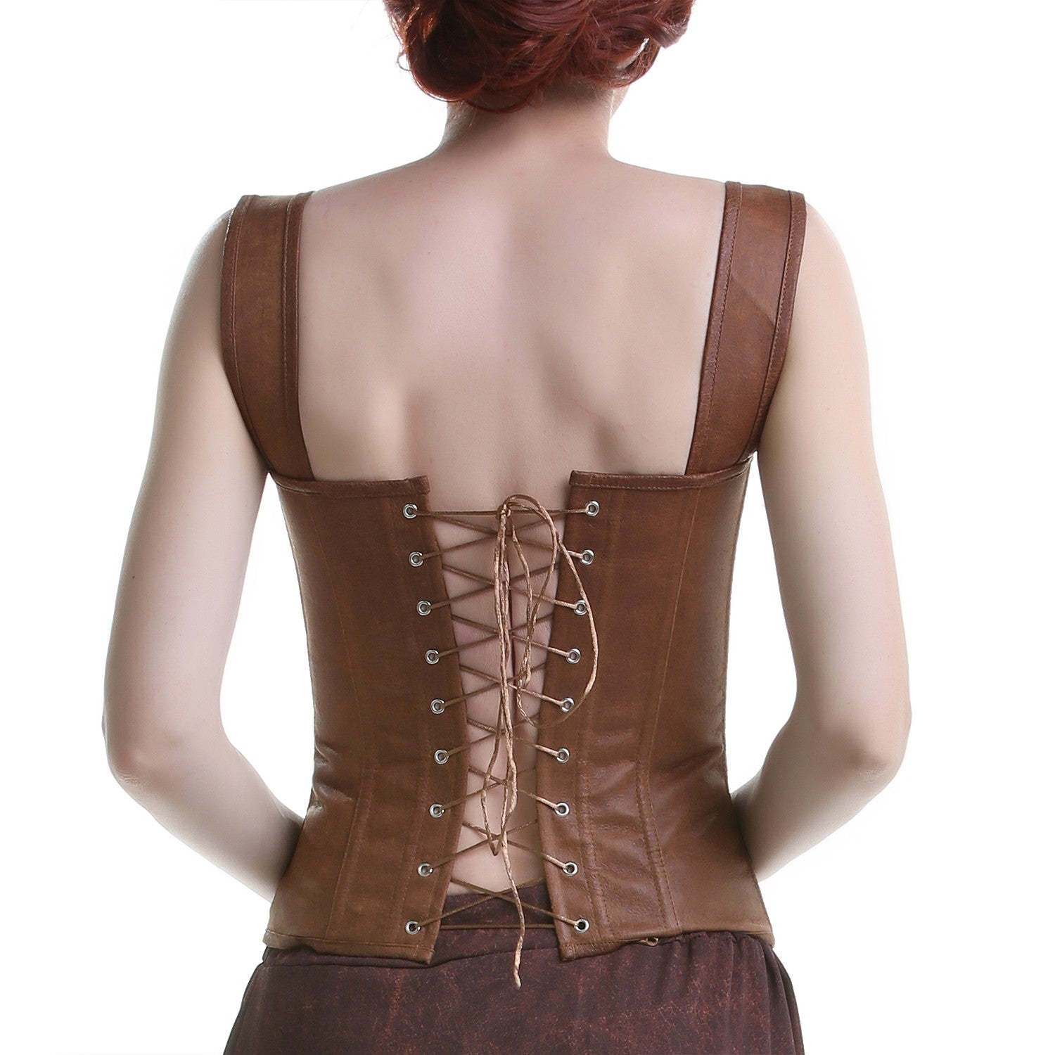 Corset Marrón con Tirantes