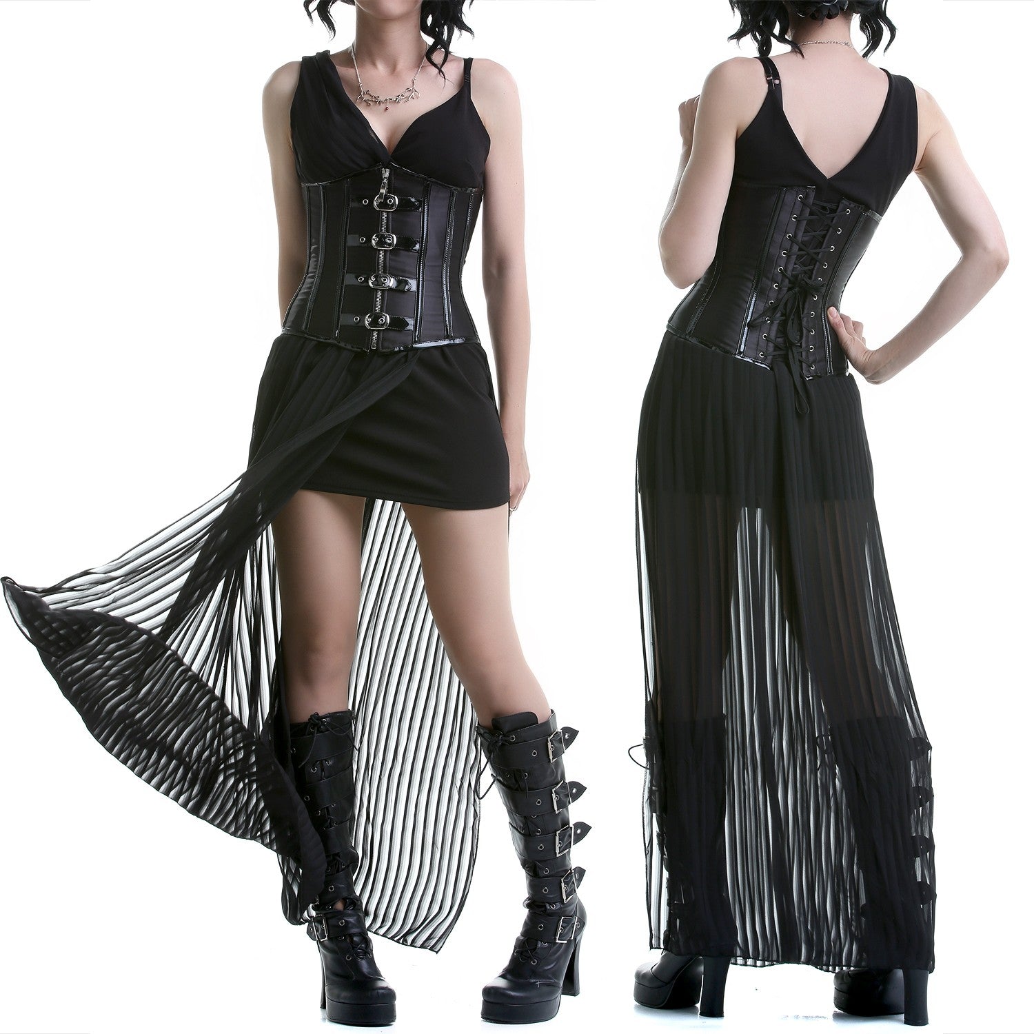 Corset Bajo Pecho con Hebillas