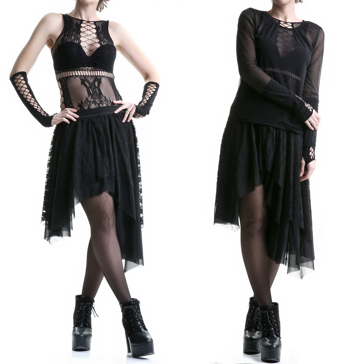 Vestido de Rejilla