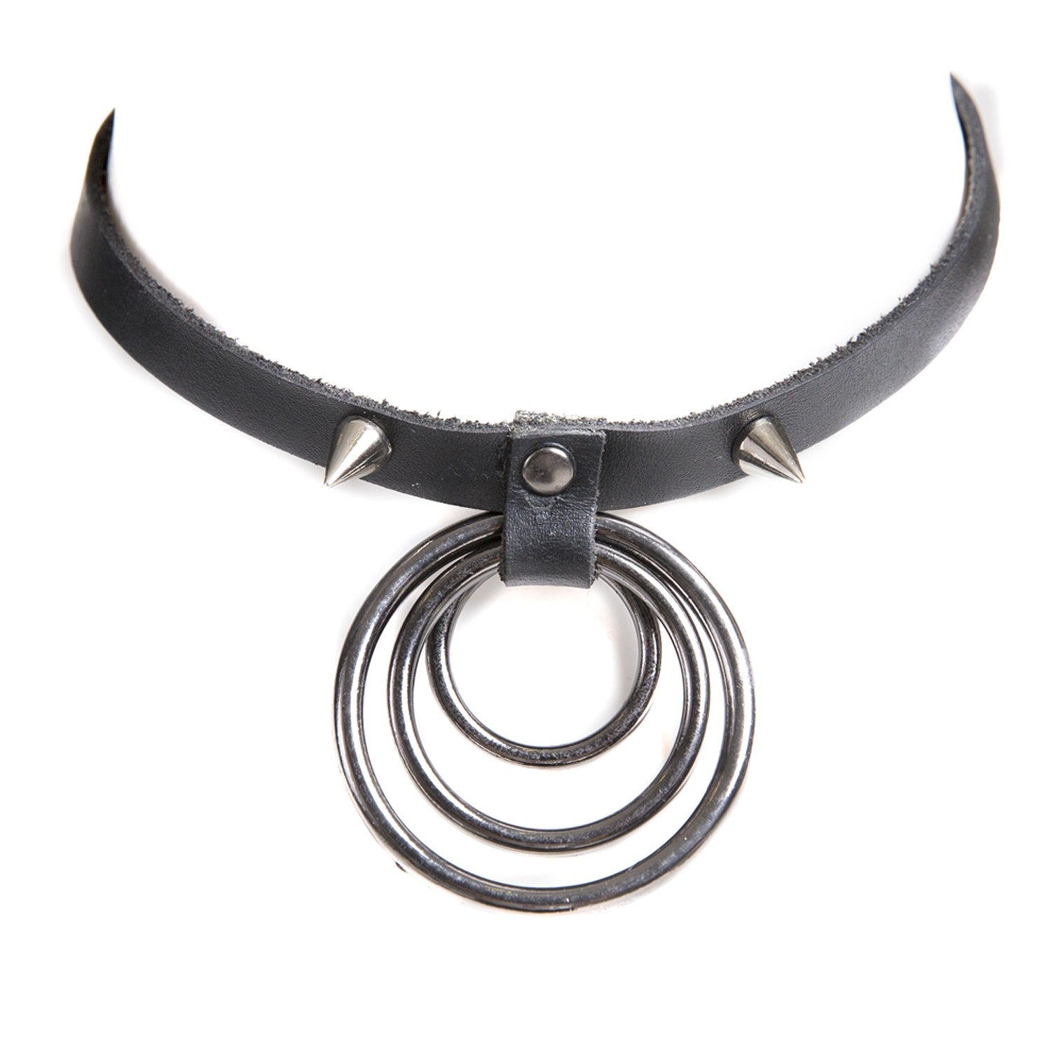 choker anillas con pinchos