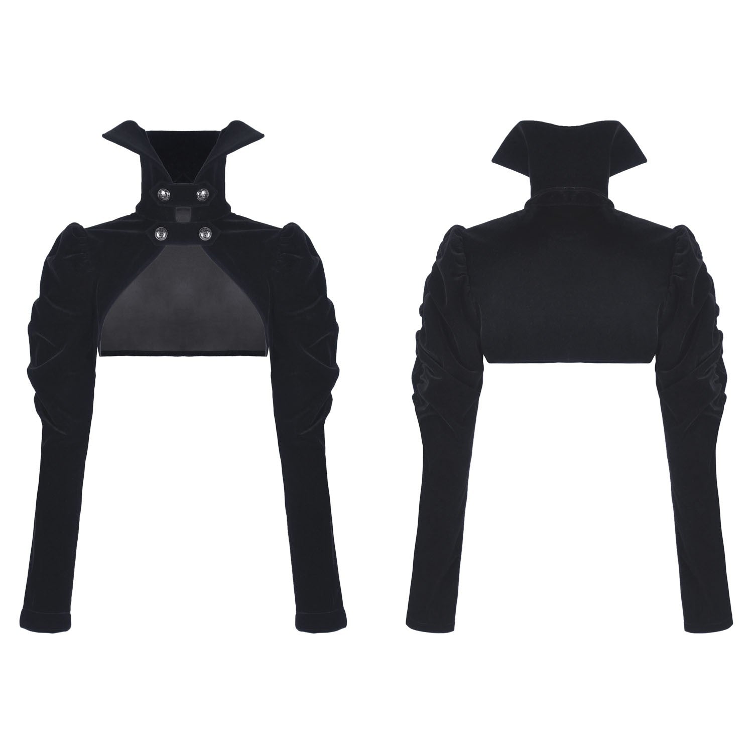 bolero cuello alto vampiril