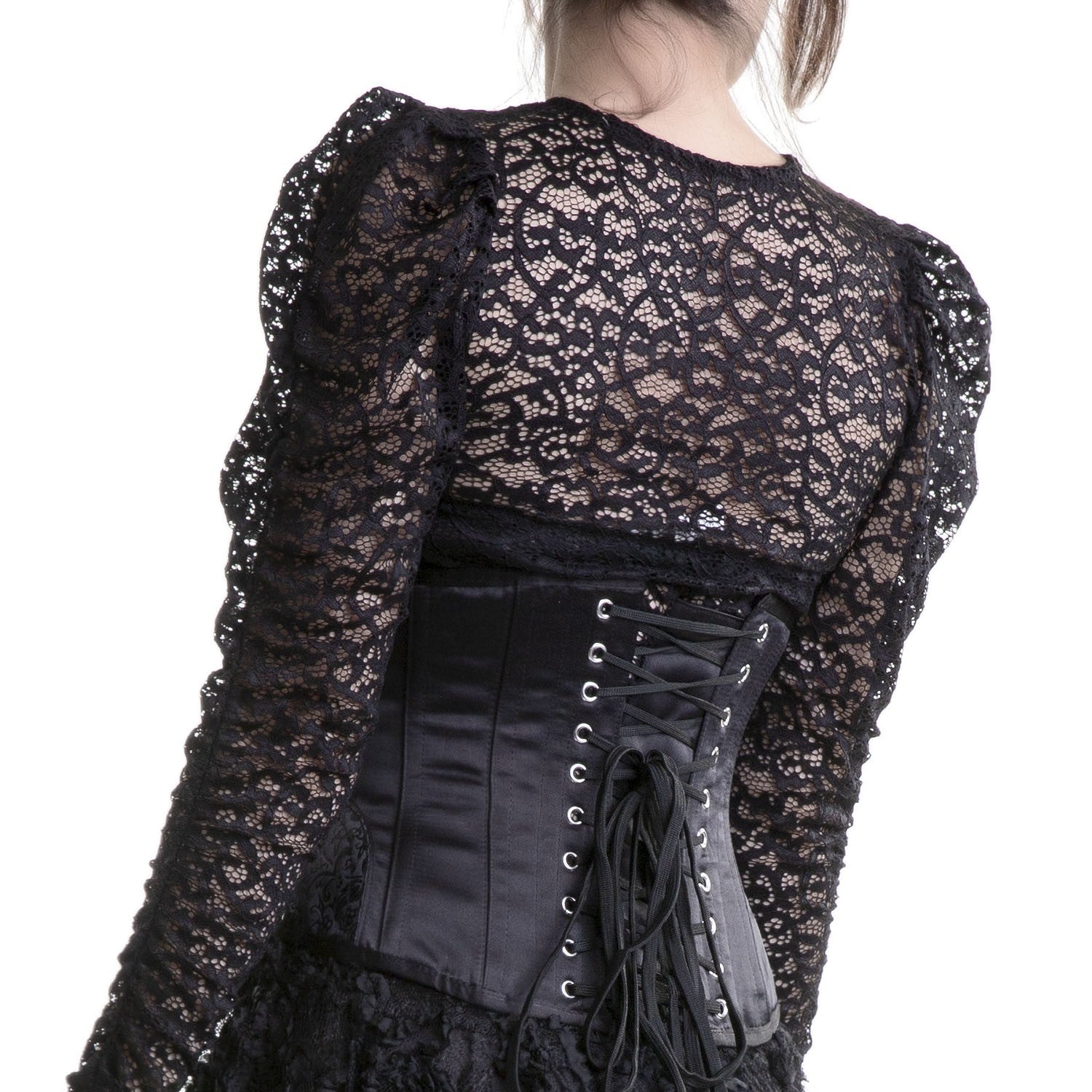 CORSET BAJO PECHO NEGRO