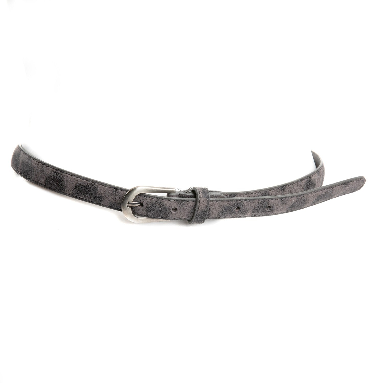 cinturon gris leopardo