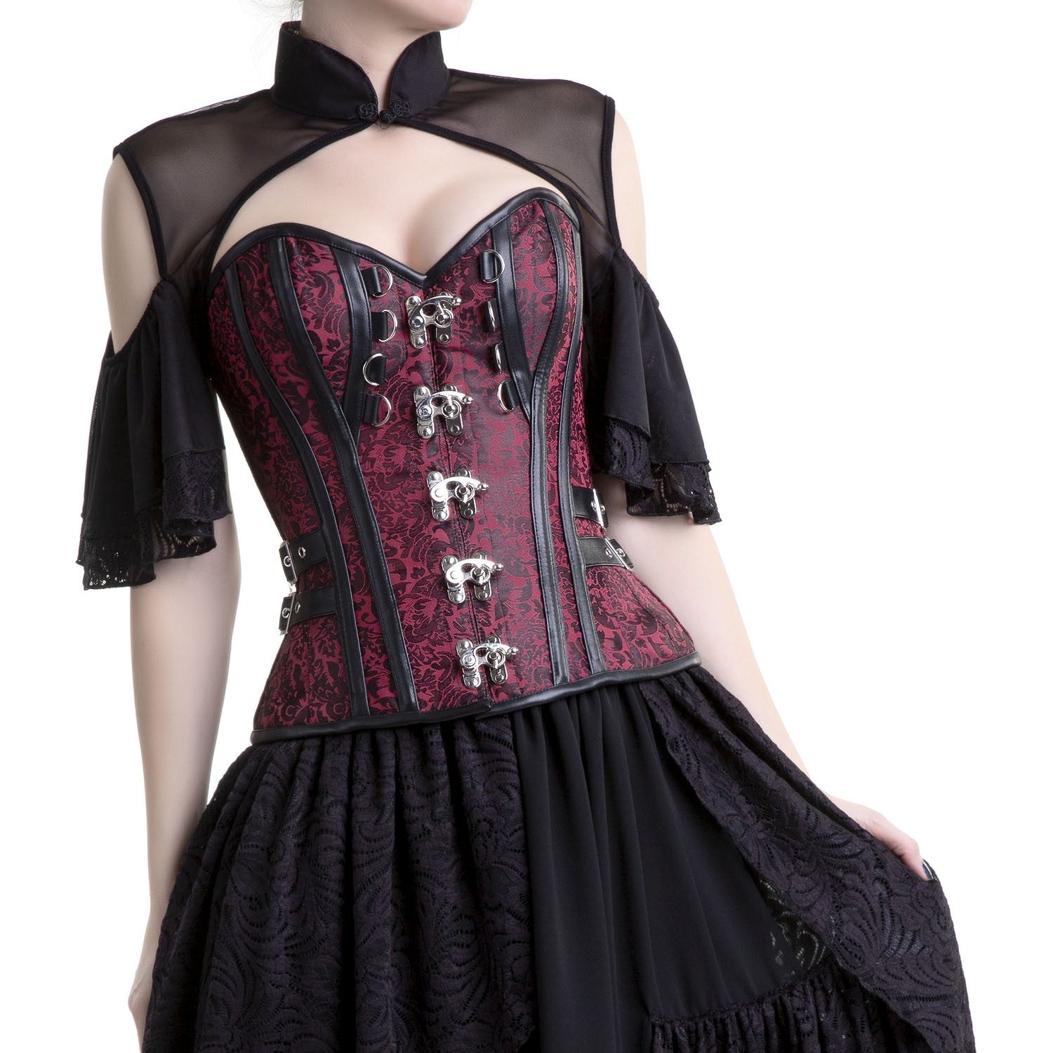 corset rojizo