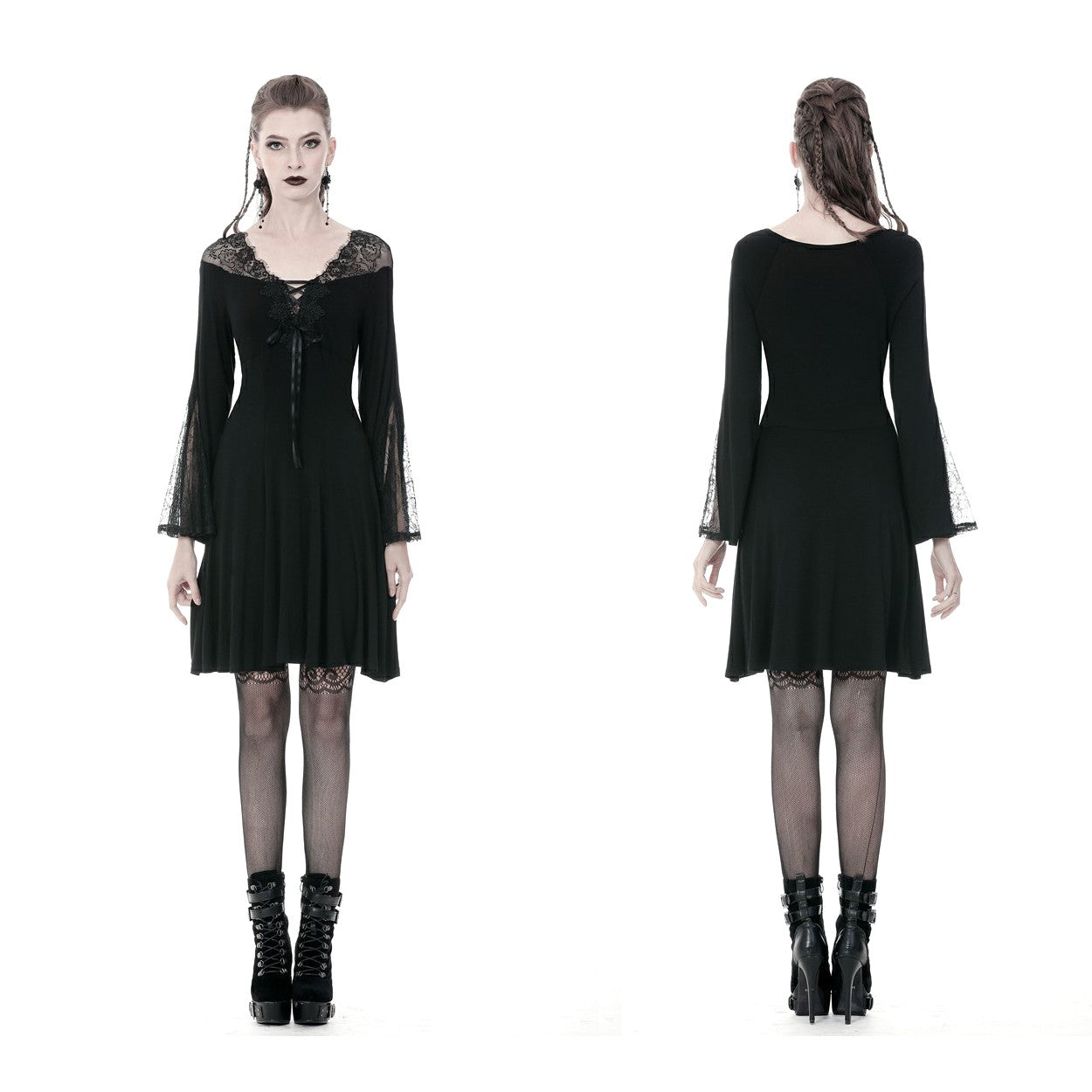 VESTIDO CON ENCAJE