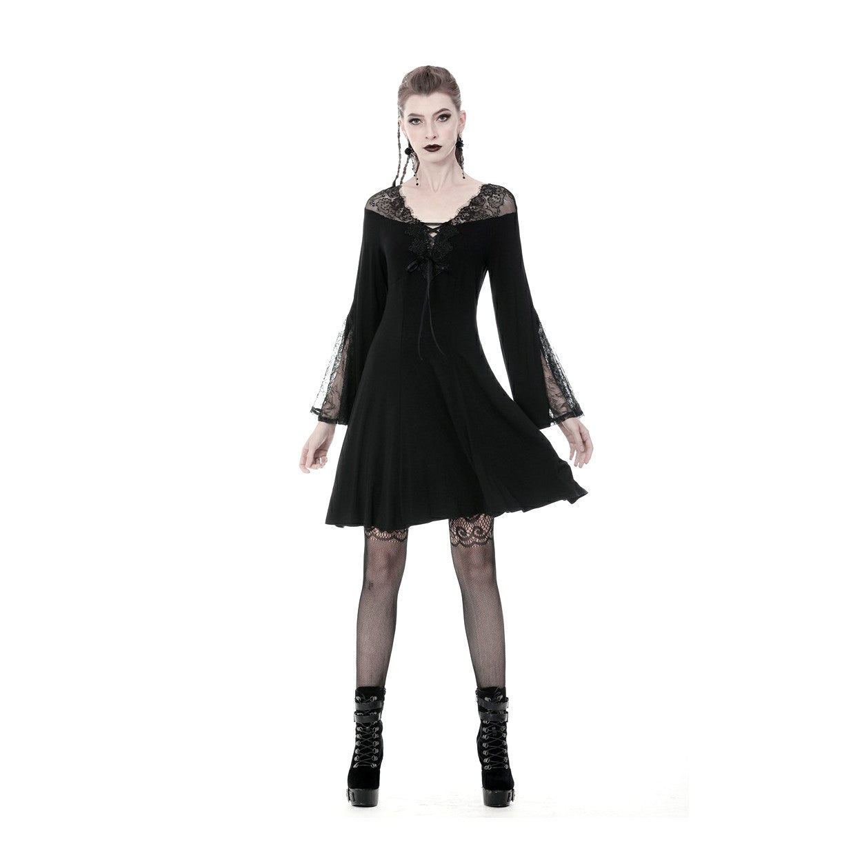 VESTIDO CON ENCAJE