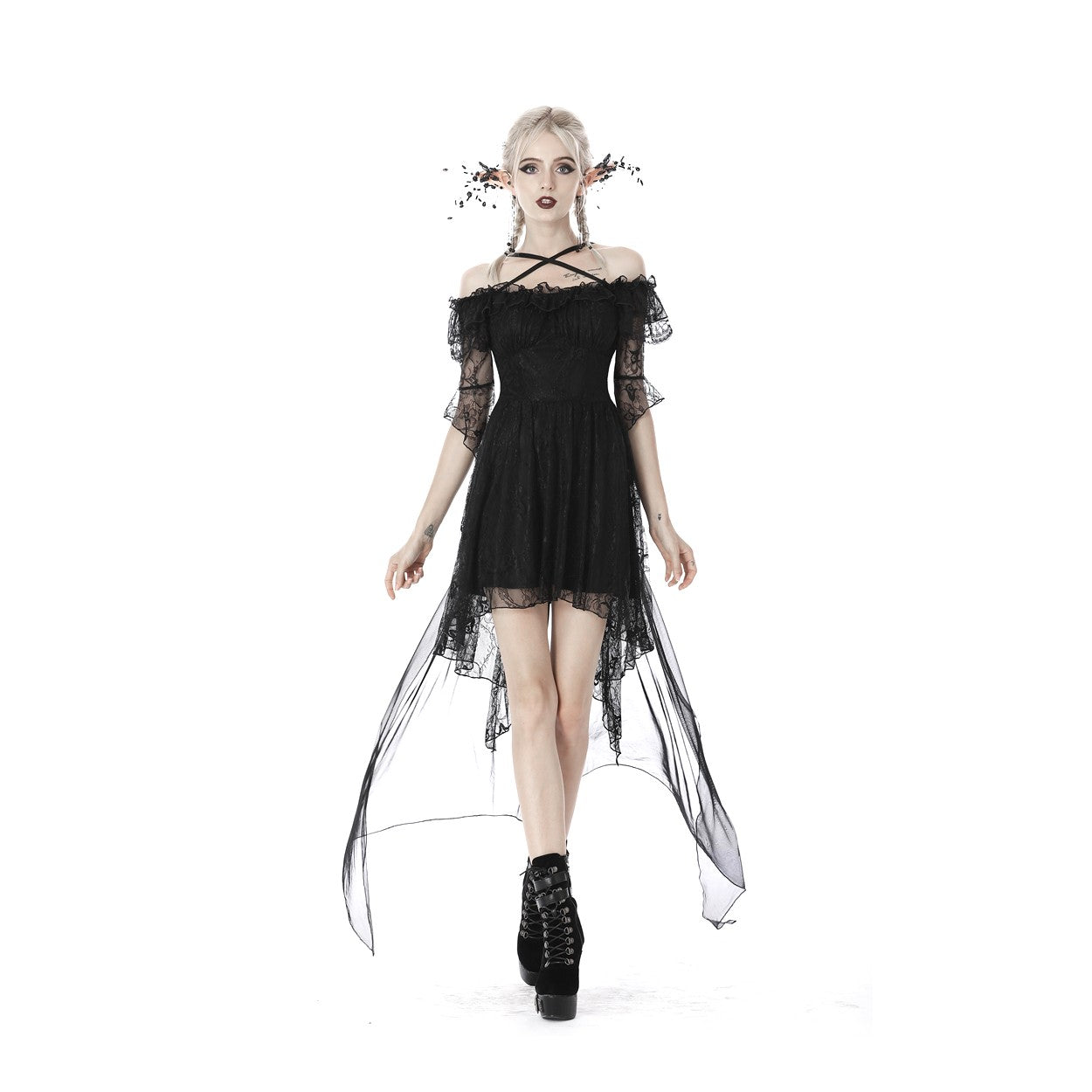 VESTIDO ELEGANTE GOTICO