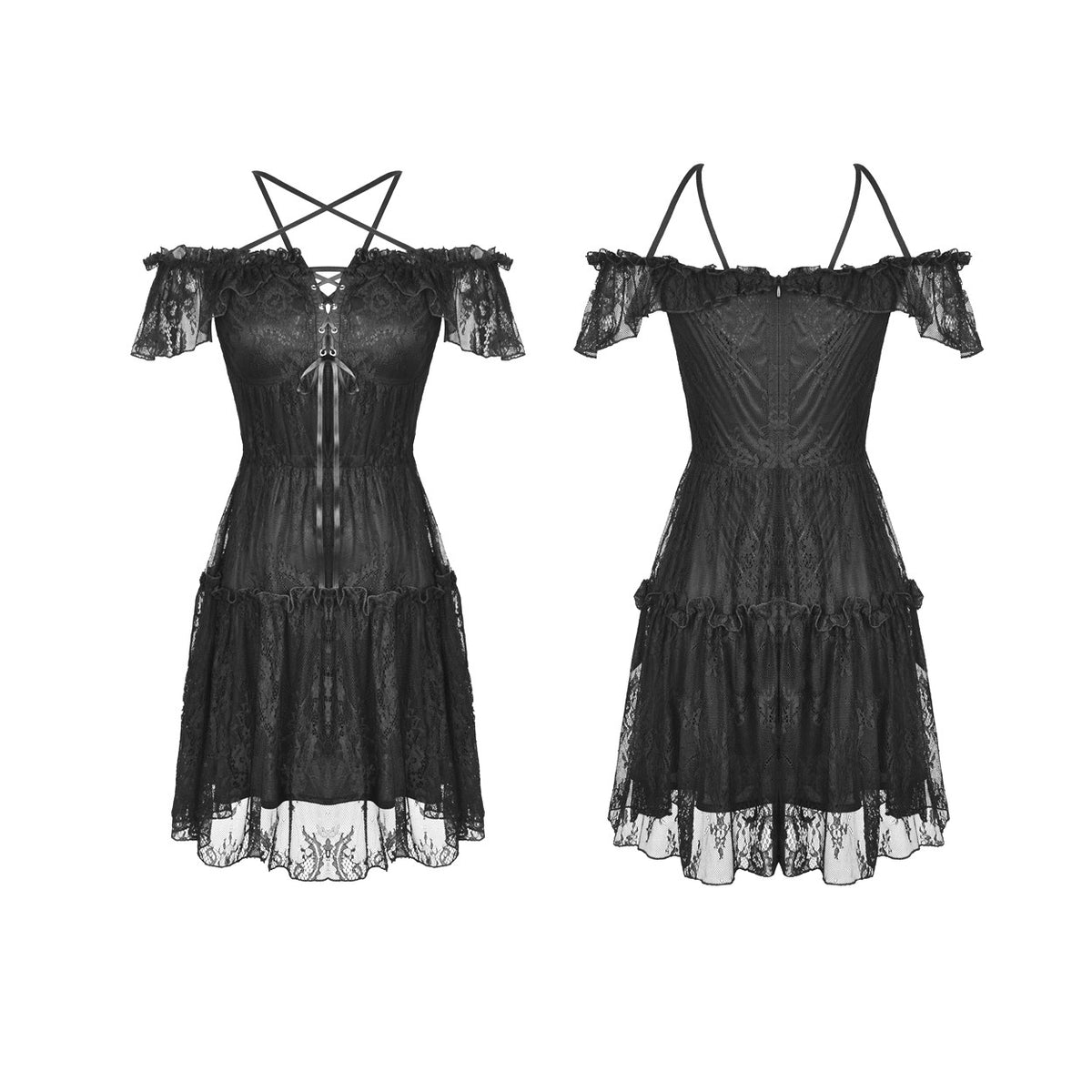VESTIDO ELEGANTE GOTICO