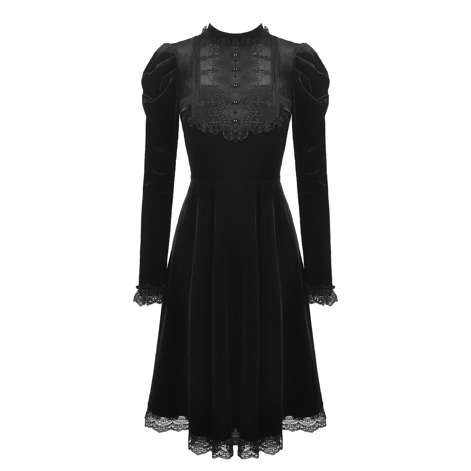 VESTIDO TERCIOPELO GOTICO