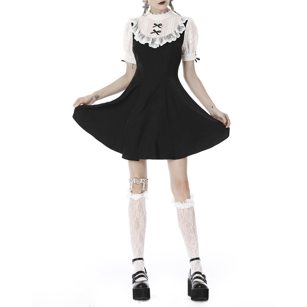 VESTIDO ELEGANTE GOTICO LOLITA