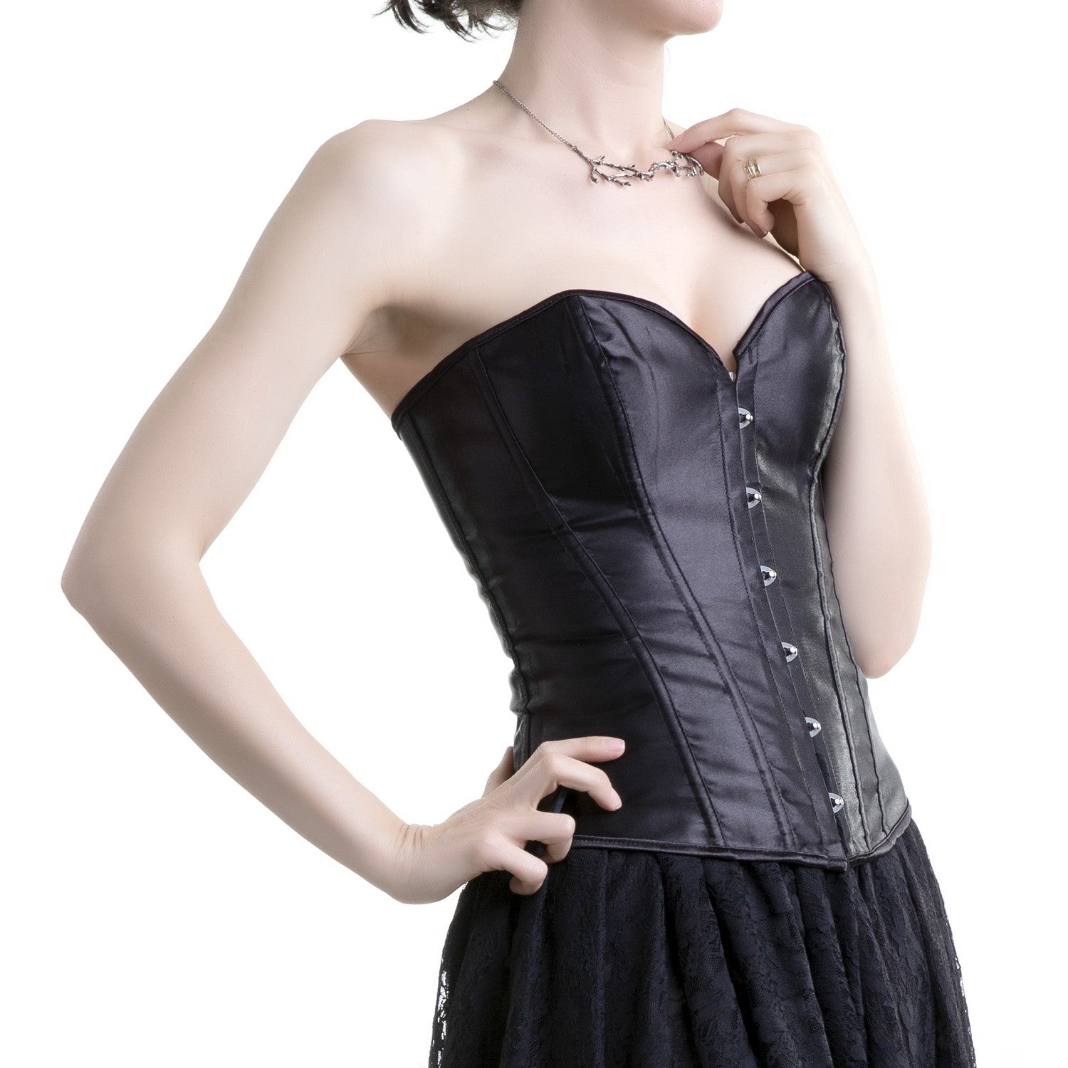 CORSET NEGRO LISO