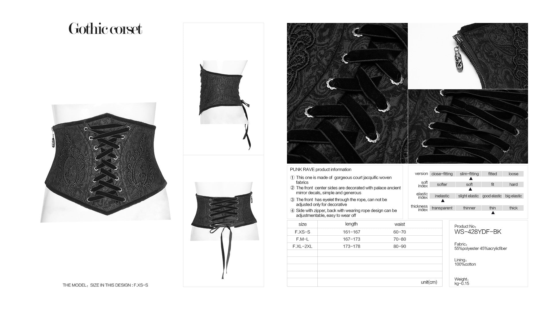 CORSET BAJO PECHO